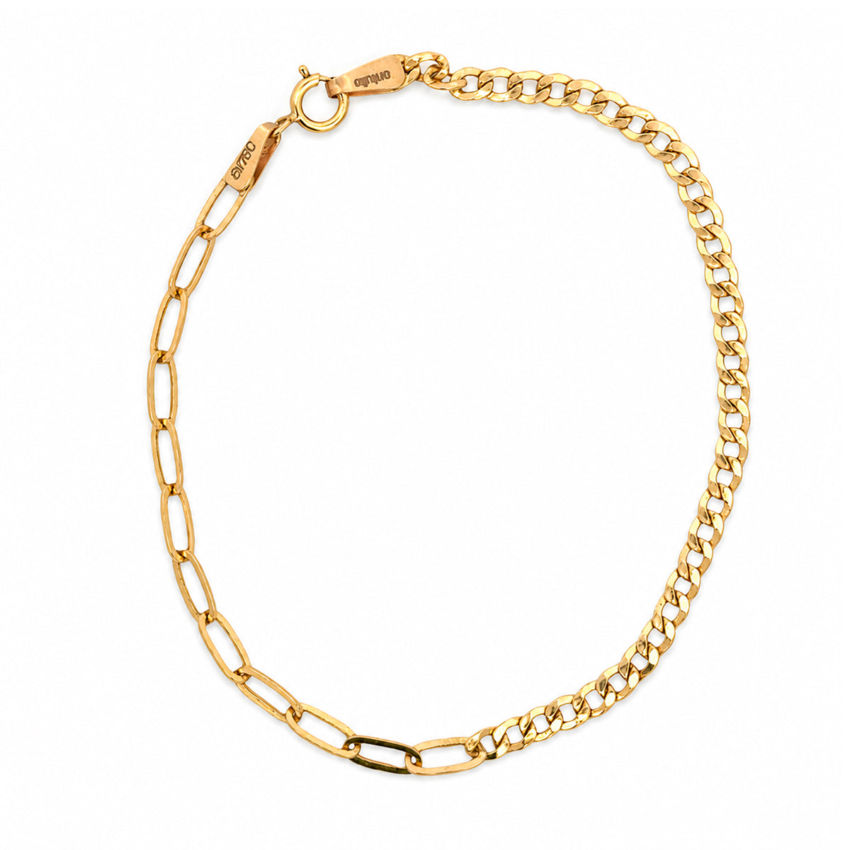Pulsera Paper Clip + Cubana