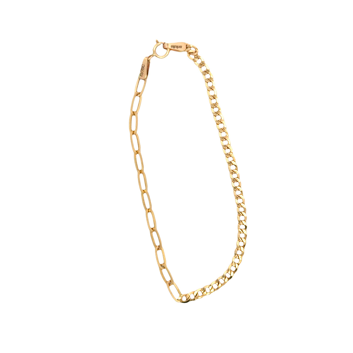 Pulsera Paper Clip + Cubana